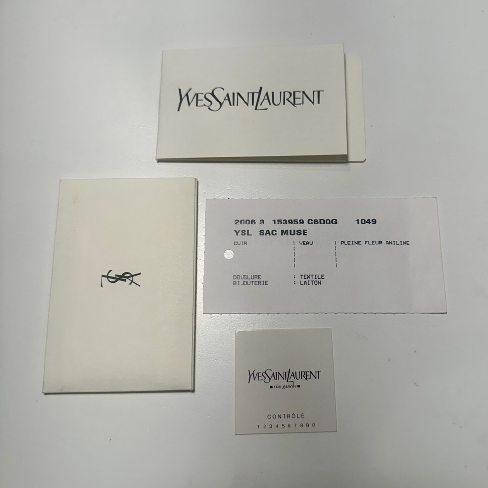 Vintage YSL Muse Handbag.